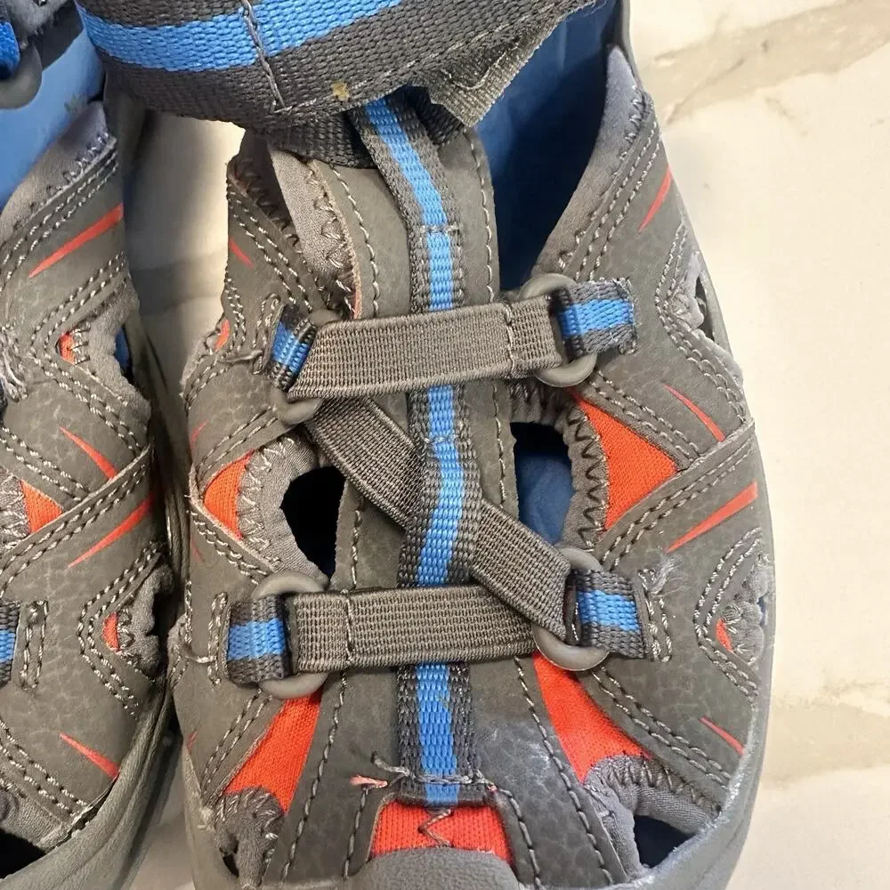 Merrell Kid's Hydro H2O Hiker Sandal Boys Size 4M Gray Gunsmoke water show
